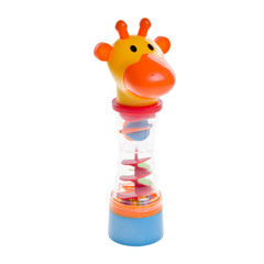 Toy or baby giraffe toys on the background new.