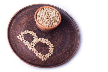 Lentils are super foot, high in vitamin B