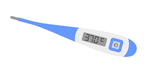 ELECTRONIC THERMOMETER BACKGROUND IN VECTOR