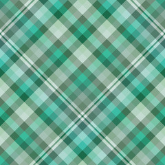 Seamless pattern in fine discreet light and dark green colors for plaid, fabric, textile, clothes, tablecloth and other things. Vector image. 2