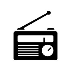 radio icon vector template