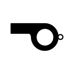 soccer referee whistle icon vector