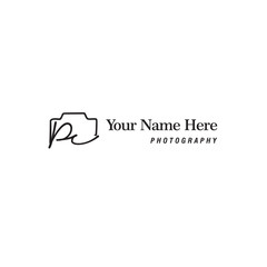 Pc Initial Signature Photography Logo