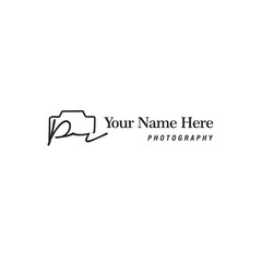 Pr Initial Signature Photography Logo