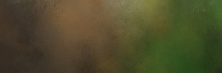 vintage texture, distressed old textured painted design with dark olive green, pastel brown and very dark green colors. background with space for text or image. can be used as header or banner