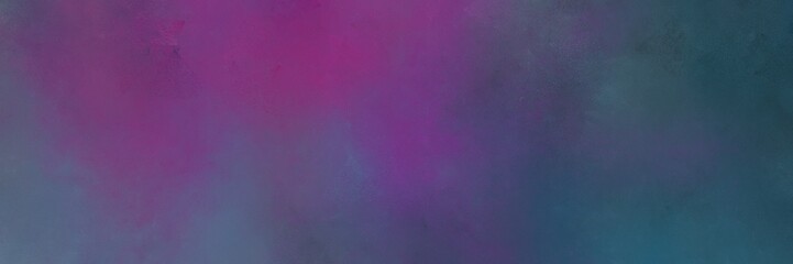 vintage texture, distressed old textured painted design with dark slate blue and antique fuchsia colors. background with space for text or image. can be used as horizontal header or banner orientation