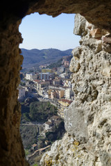 La ville de Tolfa en Italie