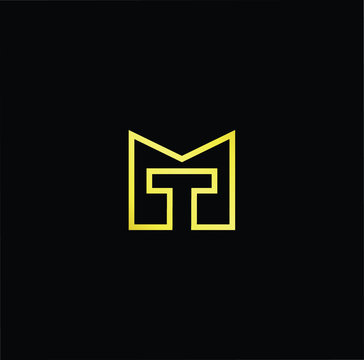 recommend clip art: Initial based modern and minimal Logo. MT TM letter trendy fonts monogram icon symbol. Universal professional elegant luxury alphabet vector design