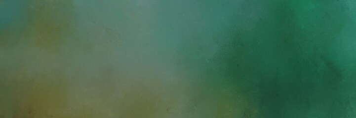 vintage abstract painted background with dim gray, dark slate gray and dark olive green colors and space for text or image. can be used as horizontal header or banner orientation