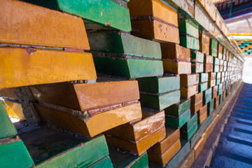 Green and Orange Bricks summer Palace Beijing