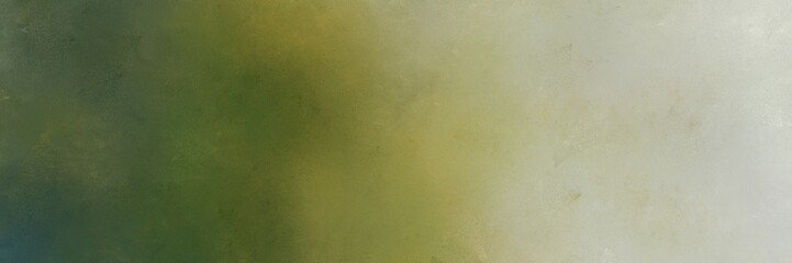 silver, dark olive green and dark khaki color background with space for text or image. vintage texture, distressed old textured painted design. can be used as header or banner