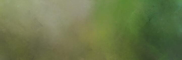 dark olive green, dark sea green and dark slate gray colored vintage abstract painted background with space for text or image. can be used as horizontal background texture