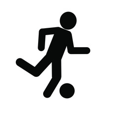 soccer icon on white background