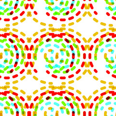 Vector color abstract seamless pattern. Modern style corporate background