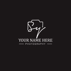 Sy Initial Signature Photography Logo