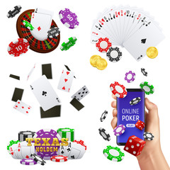 Poker Casino Realistic Set