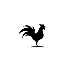 Rooster Logo Template vector illustration
