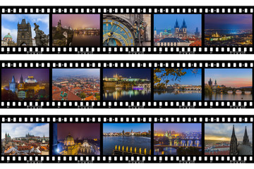 Frames of film - Prague in Czech republic images (my photos)