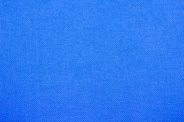 Blue-blue fabric backrest from a chair in a zoom