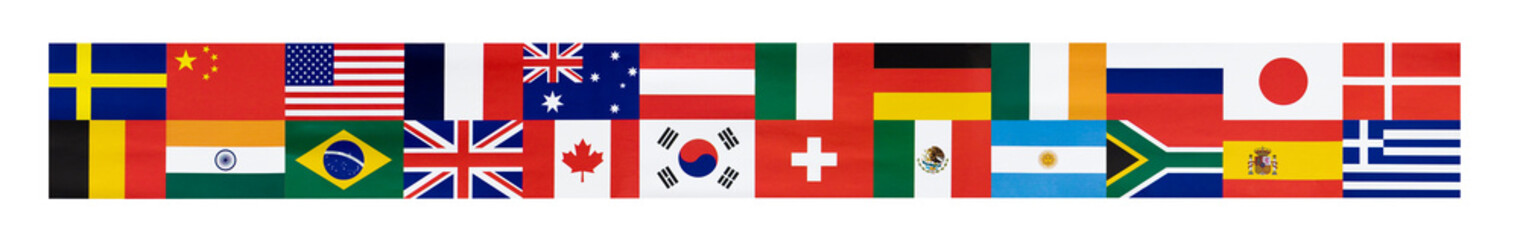 Nationalflaggen verschiedener Länder - 328029930