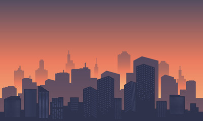 Fototapeta premium Modern city building in the afternoon. Urban landscape