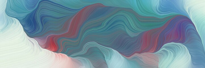 futuristic background banner with blue chill, light gray and pastel blue color. smooth swirl waves background design