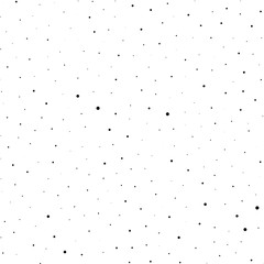 Simple seamless minimal black random dotted pattern background.Vector Illustratoin.