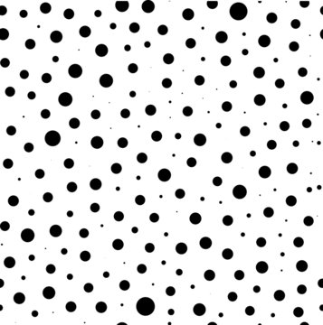 Simple seamless colorful random dotted pattern background. Vector Illustratoin.