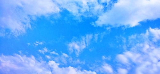blue sky with clouds