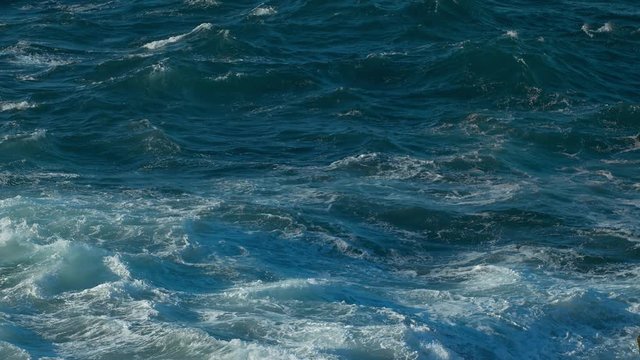 Best Places for recreation and Tourism Wave crashing coast Awesome power spray wind waves Sea Tide is playing with the Sun Tide turns into pearl drops and splashes Powerful Pacific Ocean shot 4.6K