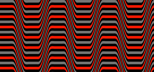 Color striped waves