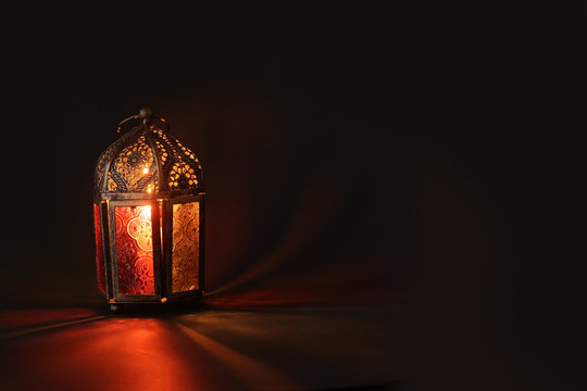 Islamic greeting  Eid Mubarak cards for Muslim Holidays.Eid-Ul-Adha festival celebration.Arabic Ramadan Lantern .Decoration lamp