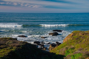 Fototapeta na wymiar Pacific coast of California