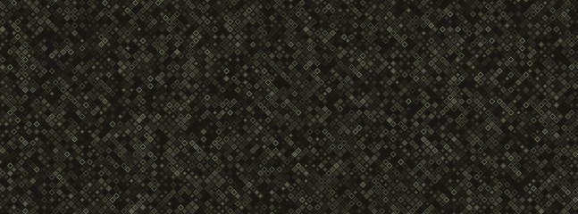 Fototapeta premium Small color blocks and pixels. Abstract luminescent pixel mosaic illustration. Futuristic banner technology. 