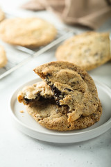 Traditional homemade chocolate chip cookies