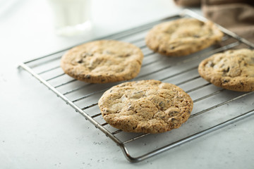 Traditional homemade chocolate chip cookies