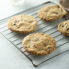 Traditional homemade chocolate chip cookies