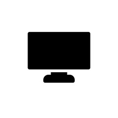 Vector illustration, monitor icon design