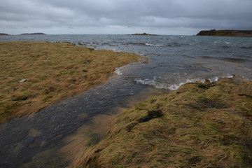 The South Coast of Jura Scotland and the site of Claig Castle