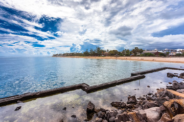 Plage de Saint-Pierre, île de la Réunion 