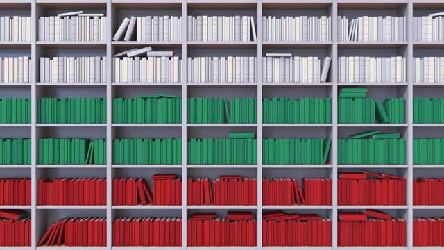 Books make up the Bulgarian flag. Literature or science in Bulgaria