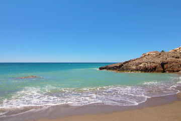 Playa de Bolnuevo, Mazarrón, Murcia, España