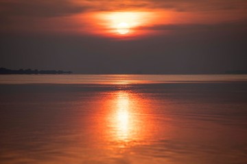 Obraz premium Sunrise Over The Amazon River