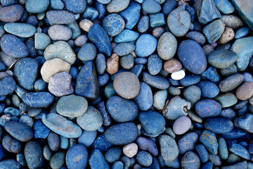 stone background. nature pebble beach stone