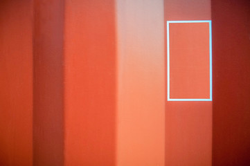 Close up surface dirty texture of the Brown container without labels. Vintage background concept. Free space for text.