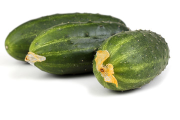 Three cucumbers