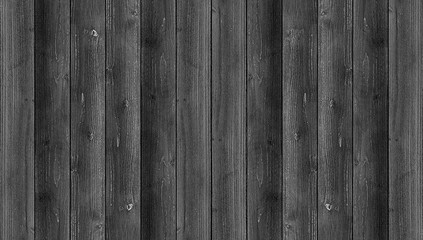 Background black wooden planks board texture.