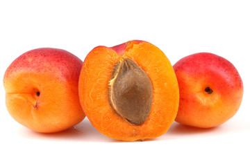 Apricots and half