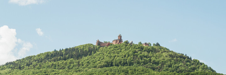 Fototapeta premium Alsace, Strasbourg, France. Beautiful castle of the Alsace region in Europe.