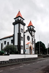Obraz premium Church of Nossa Senhora da Alegria in Furnas